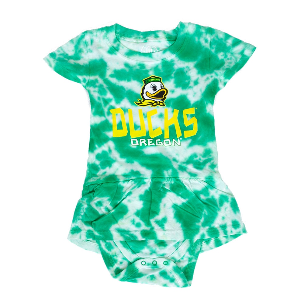 Ducks Spirit, Green, Onesies, Cotton, Kids, Infant|Girls, Wes & Willy, Flutter, Hopper, 1016445